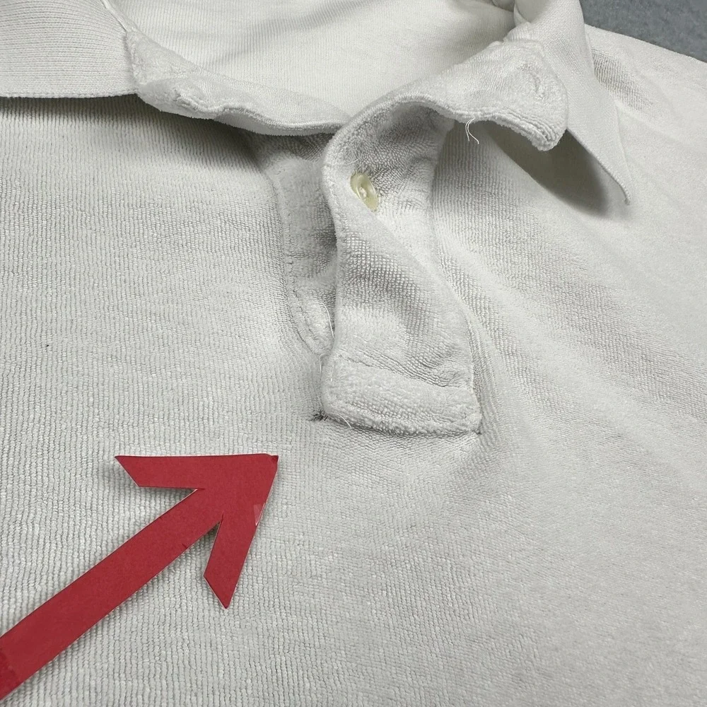 Ralph Lauren Polo Shirt Mens XL White Classic Fit Short Sleeve Golf Casual‎